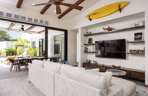 Playa Grande House | Luxury 7-Suite Villa in Playa Grande Steps to Beach | Pool & Lounge | Free Surfboards & Bikes