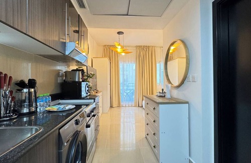 Abu Dhabi Apartment | Luxury Stay in Al Reef | Studio with Queen Bed