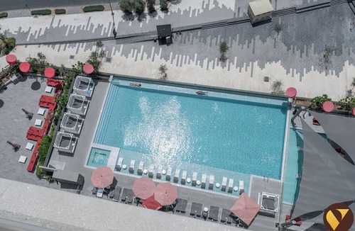 Madinat Zayed Apartment | MAG318 Lux Burj Khalifa Walk Pool View