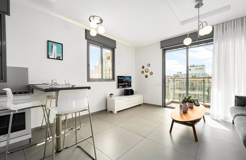 Tel Aviv Promenade Apartment | MAMAD Beach & City Center with Balcony by FeelHome
