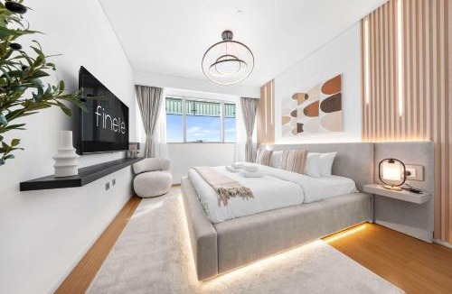 Al Raha Beach Apartment | Modern Coastal Escape with Private Beach Access