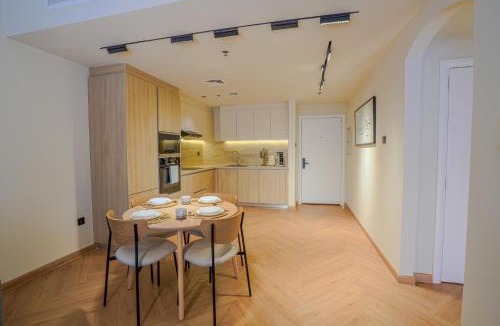 Jumeirah Village Circle Apartment | Modern Dessert Atelier 3 Mins walk to circle mall JVC Brand new Pool Views