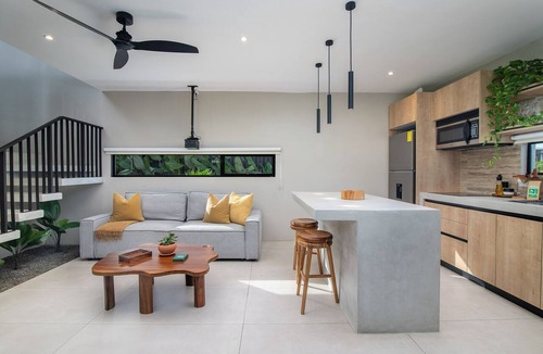 Arenal Hot Springs Apartment | Modern Private Estate: 2 Homes, Jacuzzi, Cinema & Volcano Views