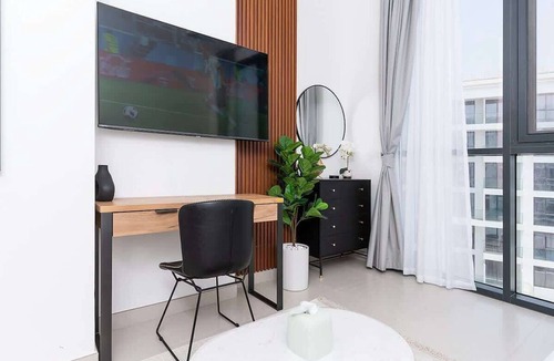 Al Hamriya Apartment | Modern Studio at Blue Bay Walk