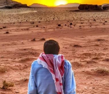 Wadi Rum Bed & Breakfast | moon city camp with sunrise
