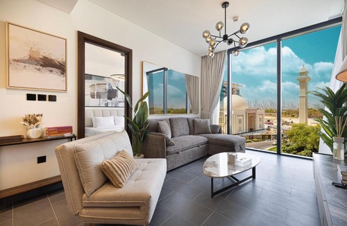 Nad Al Sheba Apartment | Moon Stays - Opulent 2BR Stay - Sobha Hartland