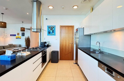 Al Bandar Apartment | Oceanview 2BR Bliss in Al Raha – Pool & Balcony!