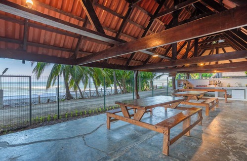 Playa Guiones House | Open-air oceanfront home for 14 - steps to the sand in South Guiones, Nosara
