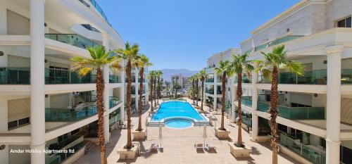 Eilat Apartment | Palmore Resort 4 bedroom apartment with Private Pool - By Amdar Holiday Apartments
