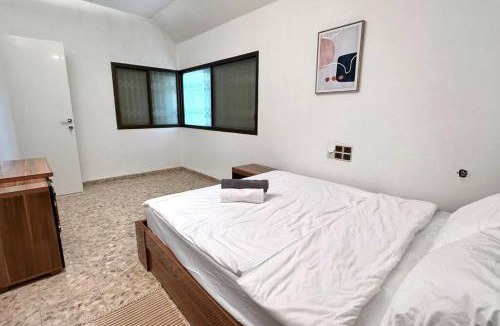Nahariya Apartment | Patio Apartment with BBQ and parking