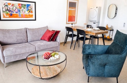 Haifa Apartment | PORT CITY- 1 Bdrm Apt W/Balcony Beachfront+ MAMAK