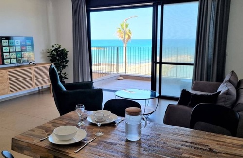 Haifa Apartment | PORT CITY- 1 Bdrm Apt W/Balcony Beachfront+ MAMAK