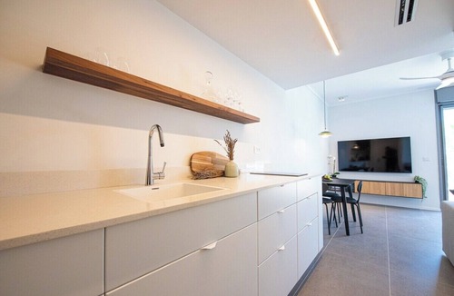 Haifa Apartment | PORT CITY HAIFA - SeaView 1 Bdrm Penthouse
