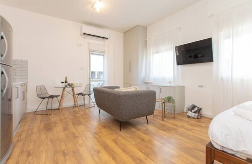 Haifa Apartment | PORT CITY HAIFA-studio w/balcony near the BEACH#1