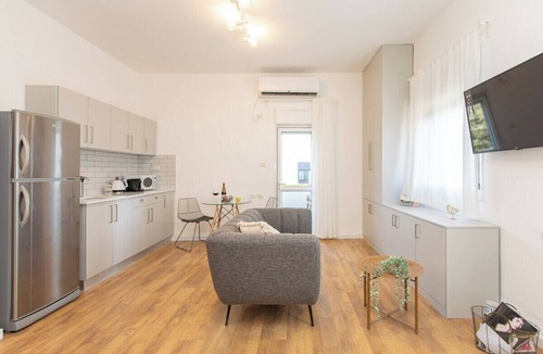 Haifa Apartment | PORT CITY HAIFA-studio w/balcony near the BEACH#1