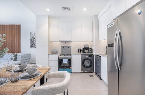 Dubai Apartment | Posh and modern Studio with spacious balcony at Emaar South!