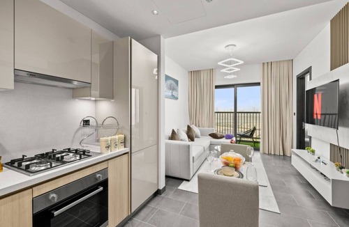 Nad Al Sheba Apartment | Premium Stay in Sobha 2BR + Balcony