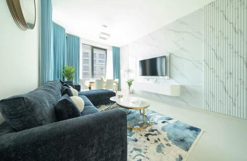 Al Hamriya Apartment | Prime Beachfront 1-Bedroom Apartment - Blue Bay Walk