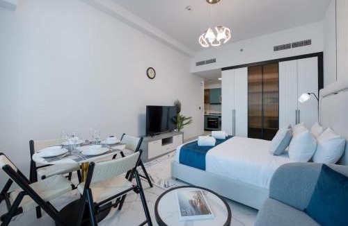 Al Barsha Apartment | PVH - Opalz by Danube - Pristine Studio with Private Pool near Miracle Garden