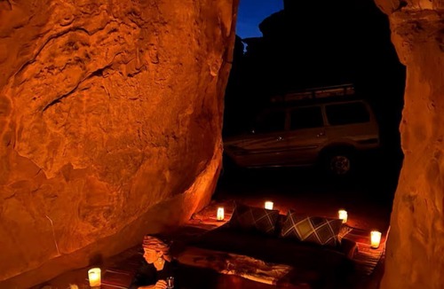 Wadi Rum RV Rental | Romantic cave under the stars