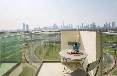 Jadaf Apartment | Scenic & Bright 1BR w/ Spectacular Jaddaf Views