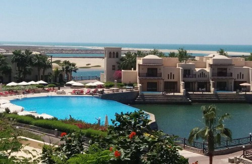Ras Al Khaimah Villa | Sea And Beach View 2 Bedroom ,living Room With Kitchen Private Pool Villa