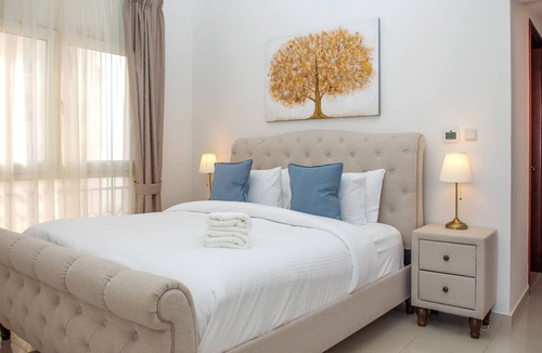 Al Hamra Village Apartment | Sea View Two Bed Room Apartment in Ras Al Hamra Village