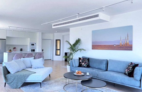 Jaffa Apartment | Seafront penthouse - terrace, AC, lift & parking