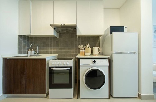 Al Hamriya Apartment | Seaview Studio with Balcony In Blue Bay Walk