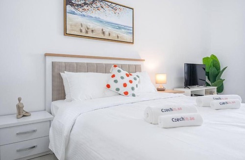 Al Hamra Village Apartment | Serene Studio & Sea View & Brand New Listing