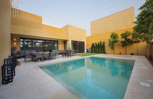 Al Samha Villa | Silk Valley - Modern 4B + maid's room with private swimming pool & beach access