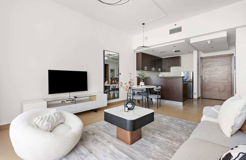 Khalifa City Apartment | Silkhaus 1BR | Orchid in Al Rayyana | Balcony