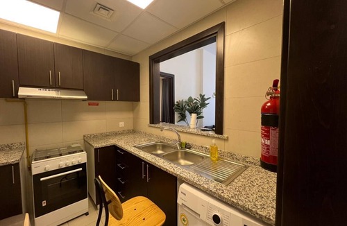 Jadaf Apartment | Sleep 5 1-bedroom apartment in amazing with private parking Pool & gym