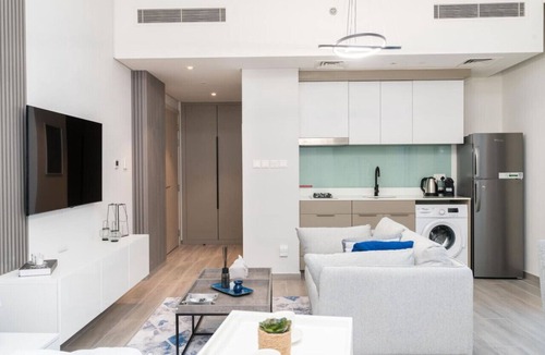 Dubai Production City Apartment | Sophisticated Studio with Huge Balcony at Mesk 1