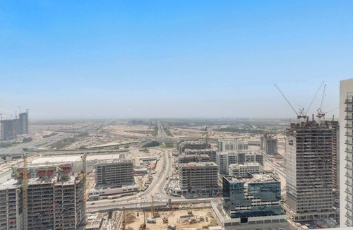 Nad Al Sheba Apartment | Spacious 2BR in The Crest with pool and gym