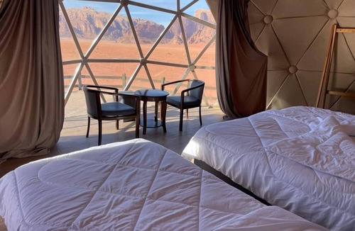 Wadi Rum Ski Chalet | Spacious 9-bedroom chalet in charming Wadi Rum Village with AC