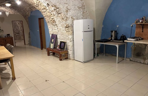 Safed House | Spacious Family home with huge patio steps above HaAri and amazing view of Meron