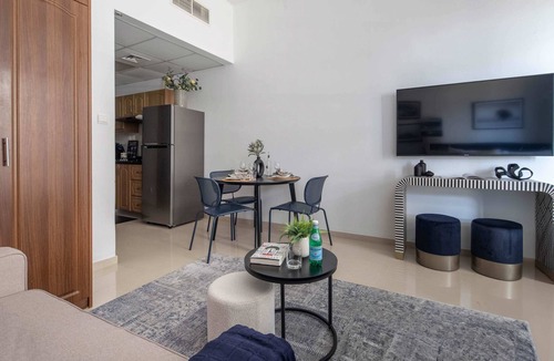 Dubai Sports City Apartment | Spacious Sports City Studio w/Golf Course Views!