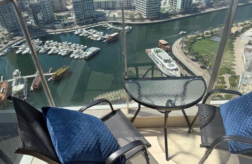 Jumeirah Beach Residence Apartment | Sparkle Towers by Swarovski - Dubai Marina - High Floor - Beach Resort Sunset view