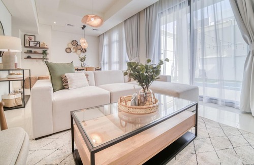 Dubai House | Spectacular 3BR Townhouse w/Assist Rm & Private Pool at DAMAC Hills 2 Dubailand