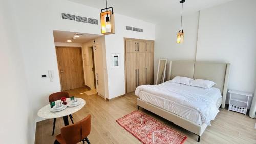 Dubai Apartment | studio in best community-podium level with terrace