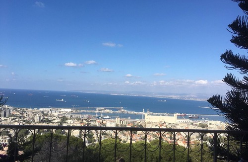 Haifa Apartment | Stunning Views, Modern Apartment in an Old Stone House.