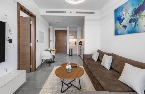 Nad Al Sheba Apartment | Stylish 1BR Retreat in Sobha Crest w/Balcony