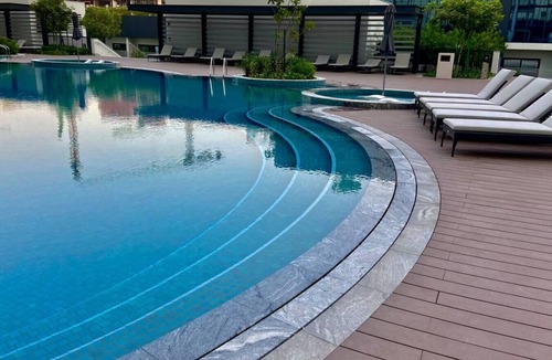 Nad Al Sheba Apartment | Stylish 1BR Retreat in Sobha Crest w/Balcony