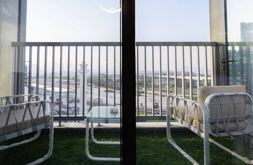 Nad Al Sheba Apartment | Stylish 1BR Retreat in Sobha Crest w/Balcony