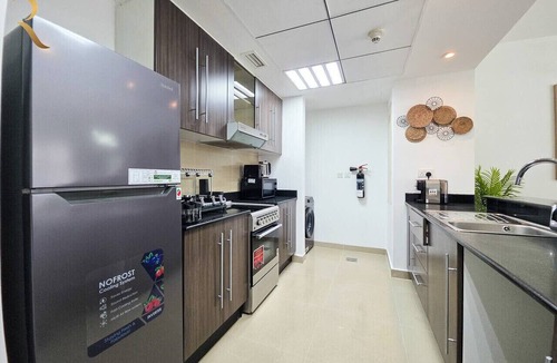 Abu Dhabi Apartment | Stylish 1BR with Dining, Balcony & Kitchen Al Reef