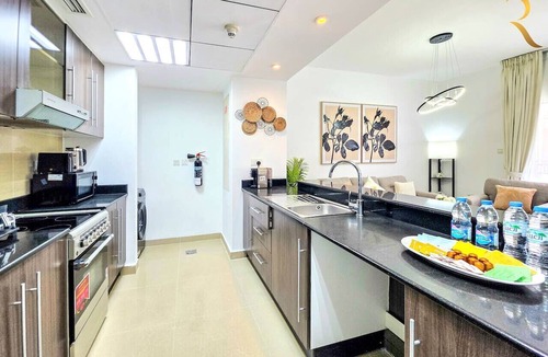 Abu Dhabi Apartment | Stylish 1BR with Dining, Balcony & Kitchen Al Reef