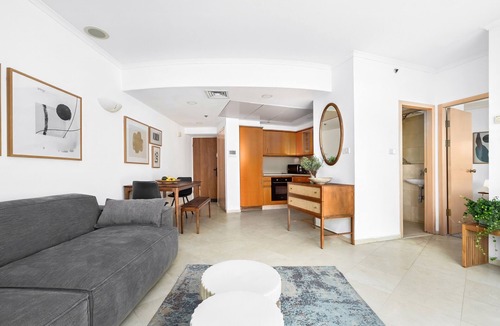 Tel Aviv Promenade Apartment | Stylish Apt w Skyline View Balcony By Sea N' Rent