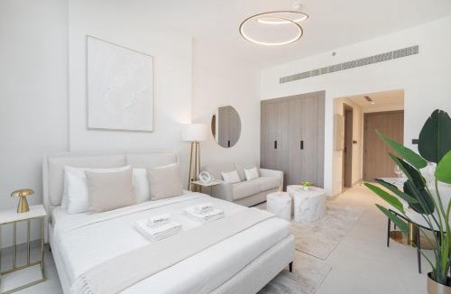 Al Barsha Apartment | Stylish Studio in Avelon Boulevard, Arjan