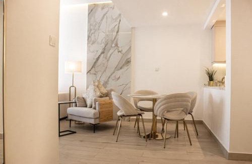 Al Hamra Village Apartment | Stylish Two-Bedroom Apartment Overlooking the Sea by Hala Homes